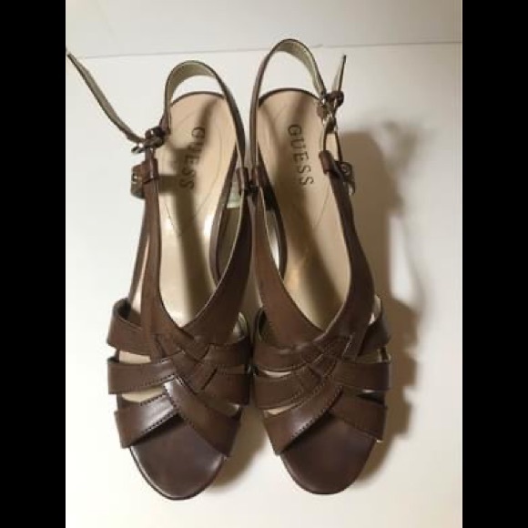 GUESS Cork Wedges Size 8 - Picture 3 of 4